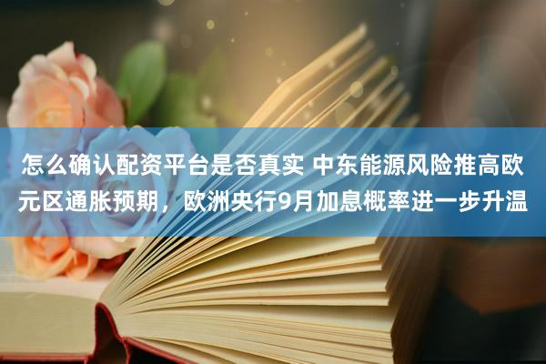 怎么确认配资平台是否真实 中东能源风险推高欧元区通胀预期，欧洲央行9月加息概率进一步升温