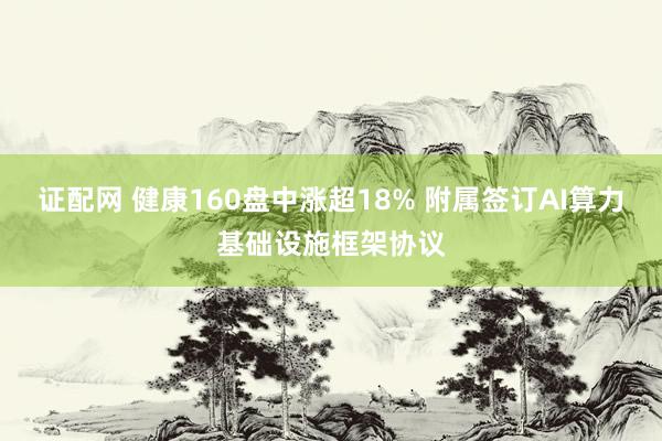 证配网 健康160盘中涨超18% 附属签订AI算力基础设施框架协议