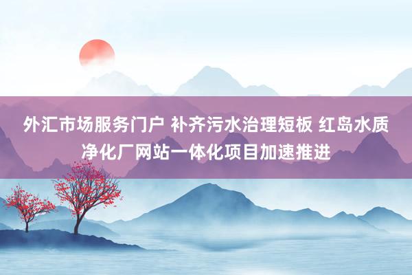 外汇市场服务门户 补齐污水治理短板 红岛水质净化厂网站一体化项目加速推进